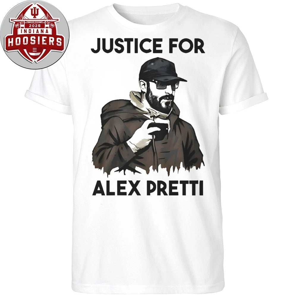 Justice for Alex Pretti Minneapolis ICU Nurse Memorial Hoodie T-Shirt