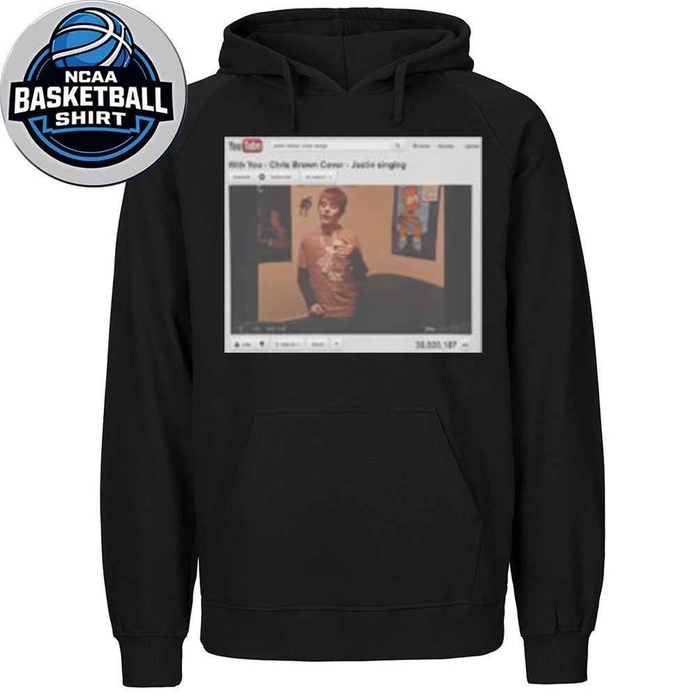 Justin Bieber “With You” Cover Chris Brown YouTube Performance Graphic T-Shirt
