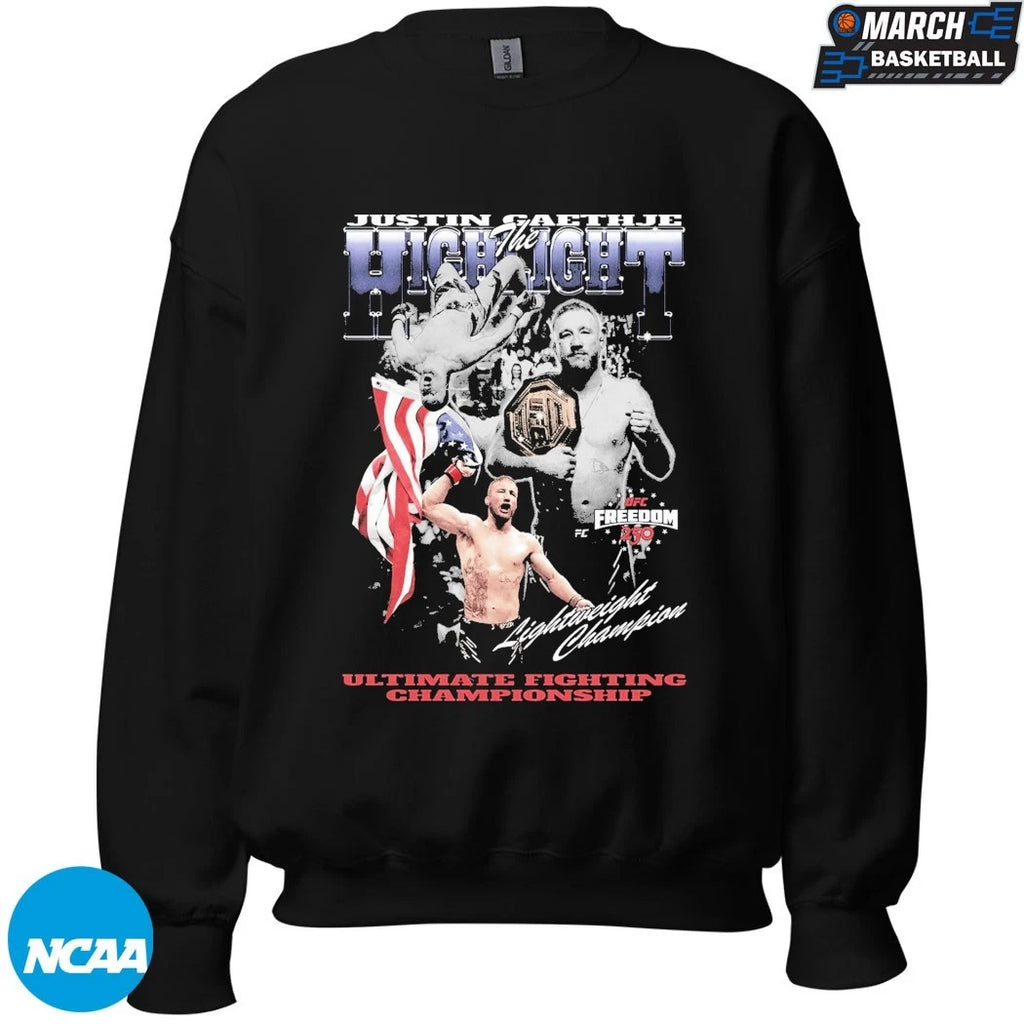 Justin Gaethje UFC Freedom 250 Ultimate Fighting Championship T-Shirts