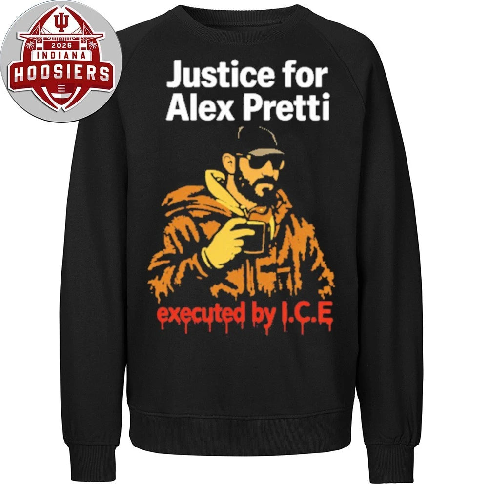Juustice For Alex Pretti Executed By ICE 1988-2026 T-Shirt