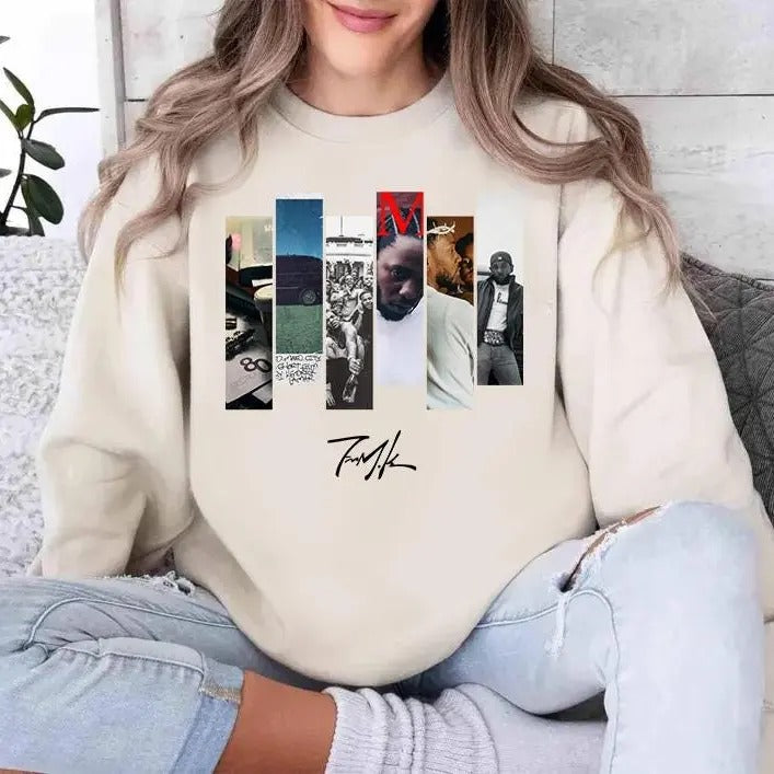 K3ndrck Lama Full Album Kndrick Lamr New Album Vintage Music Album Tops Casual T-Shirts, Hoodie, Sweatshirt