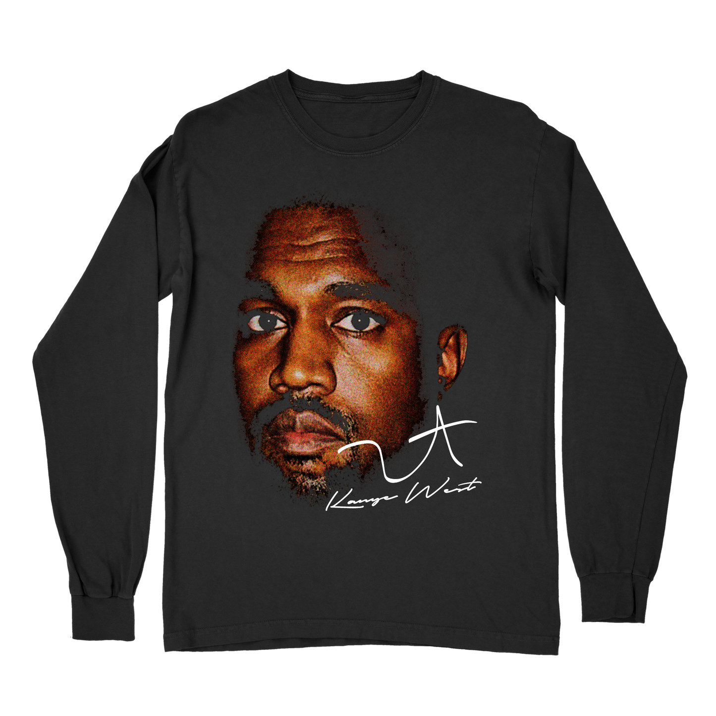 Kanye West YE West Vintage Rap Long Sleeve T-Shirt – Retro Streetwear Shirt, Unisex Fit for Fans