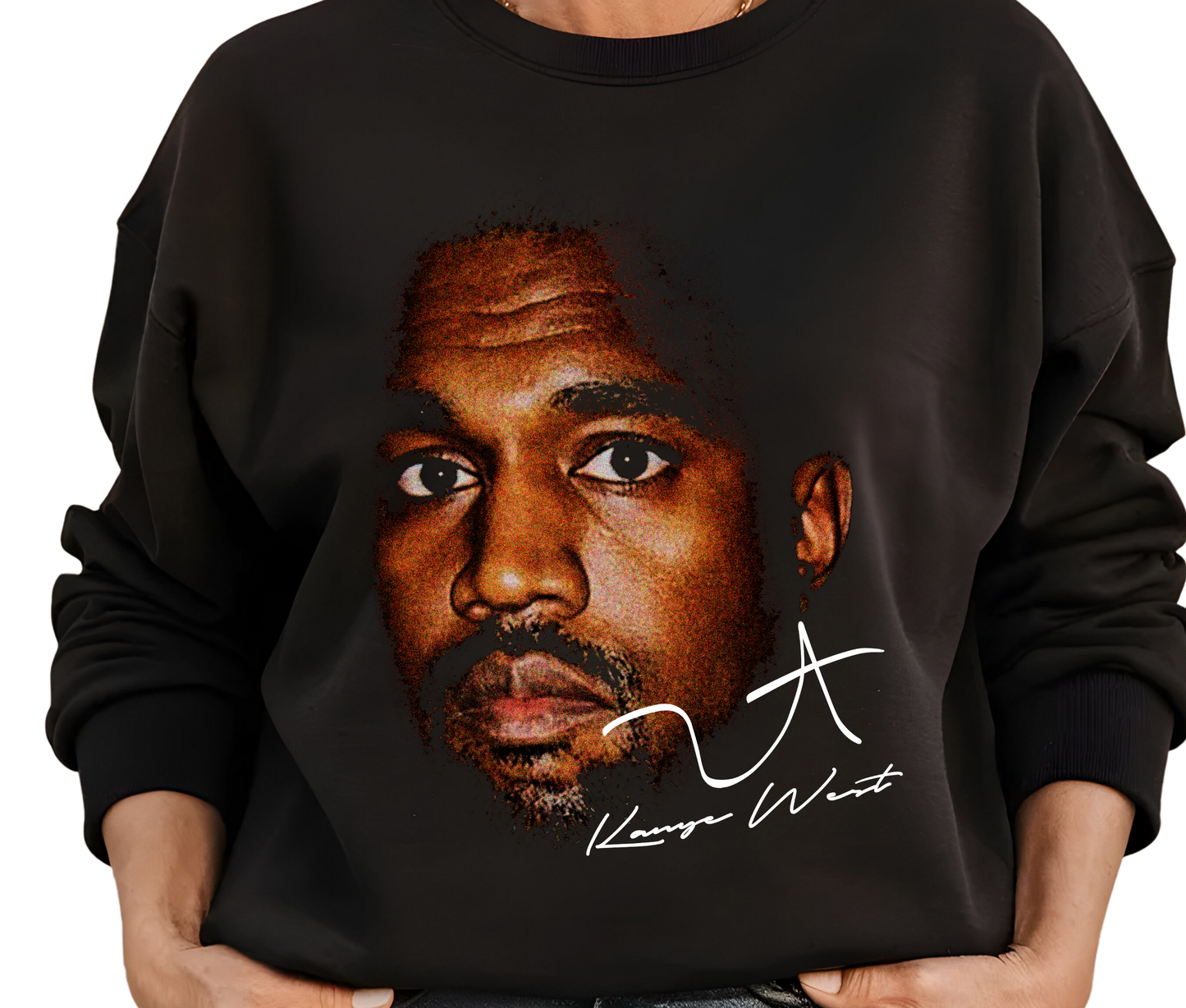 Kanye West YE West Vintage Rap Sweatshirt – Retro Streetwear Sweater, Unisex Fit for Fans