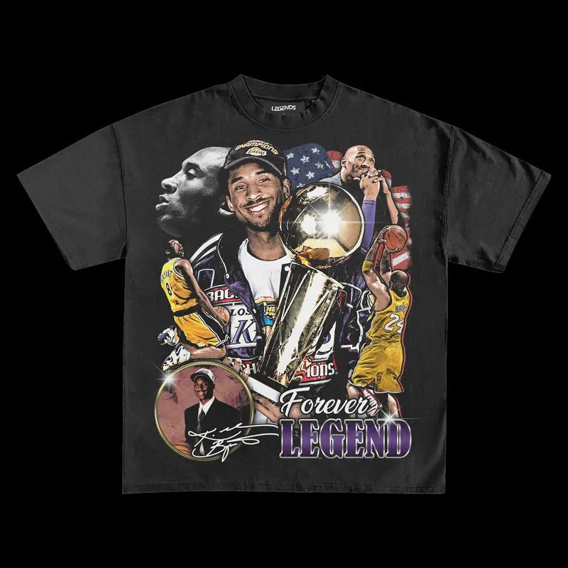 KB LEGEND FOREVER VINTAGE TEE | MEN'S GRAPHIC T-SHIRT SWEATSHIRT HOODIE | GIFT FOR FAN | HypeCrazeTee.com