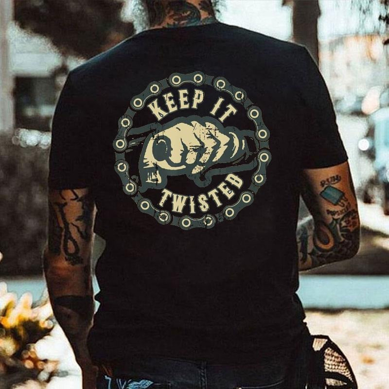 KEEP IT TWISTED Motor Head Print 2 Side T-Shirt Hoodie, Sweatshirt | HypeCrazeTee.com