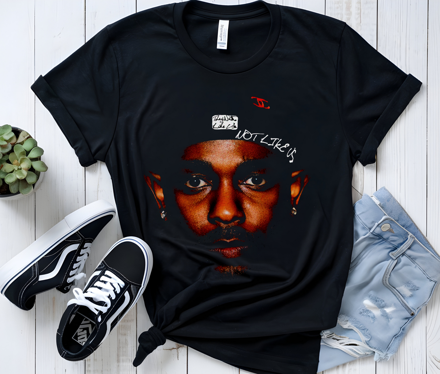 Kendrick Lamar Vintage Rap Graphic Tee – Rare Retro 90s Streetwear T-Shirt, Hip-Hop Fan Shirt