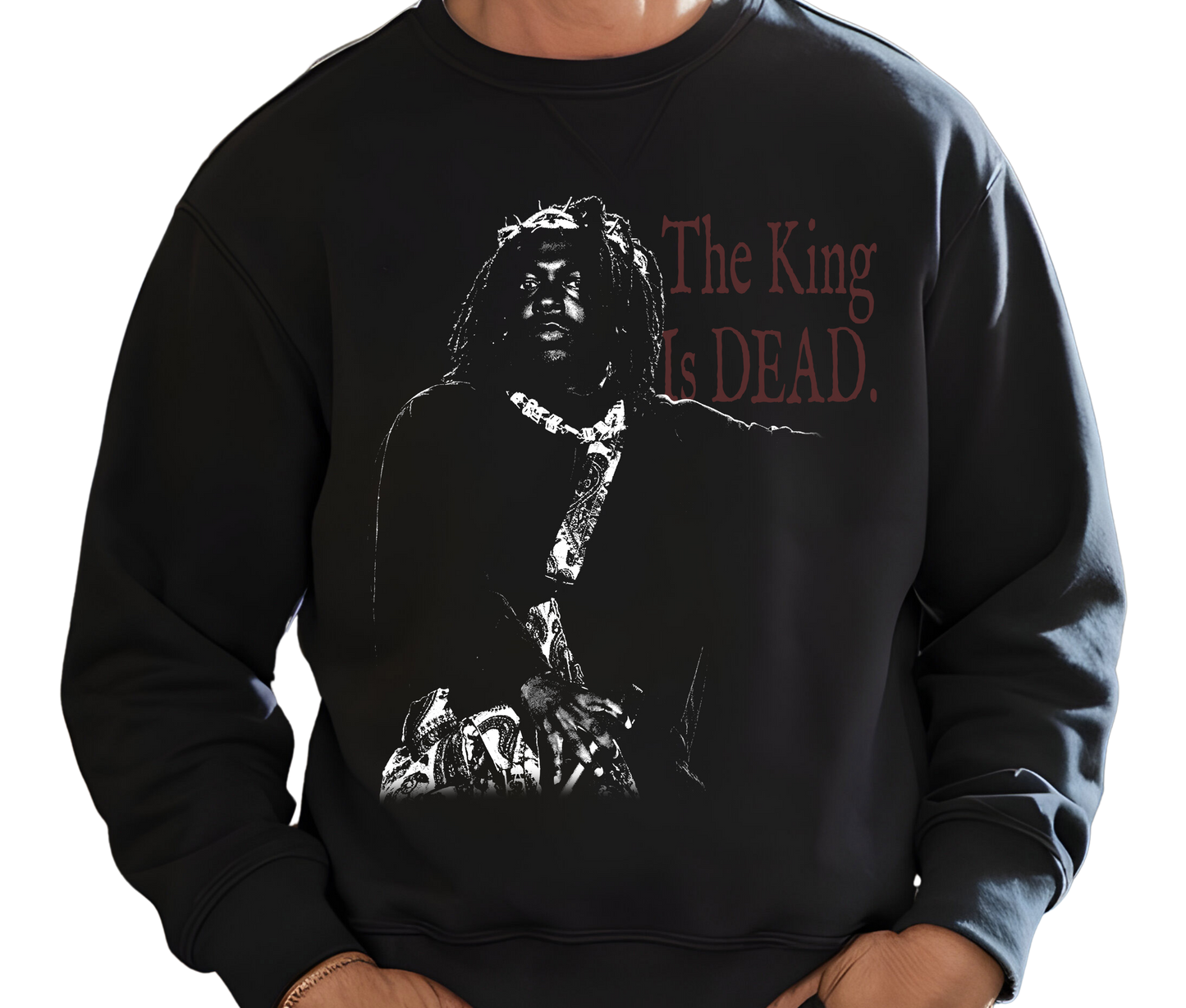 Kendrick Lamar The King is Dead Sweatshirt – Vintage Hip Hop Rap Sweater, Rare Streetwear Apparel for Rap Music Fans
