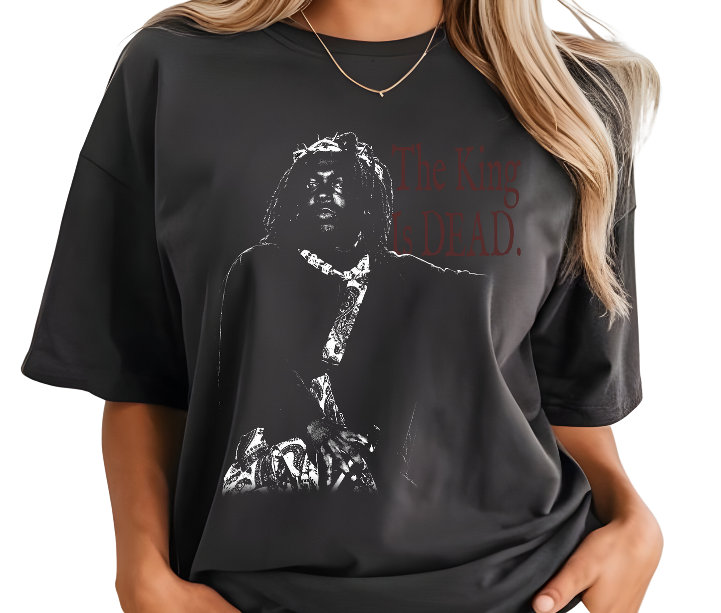 Kendrick Lamar The King is Dead Graphic Tee – Vintage Hip Hop Rap Shirt, Rare Streetwear T-Shirt for Rap Music Fans