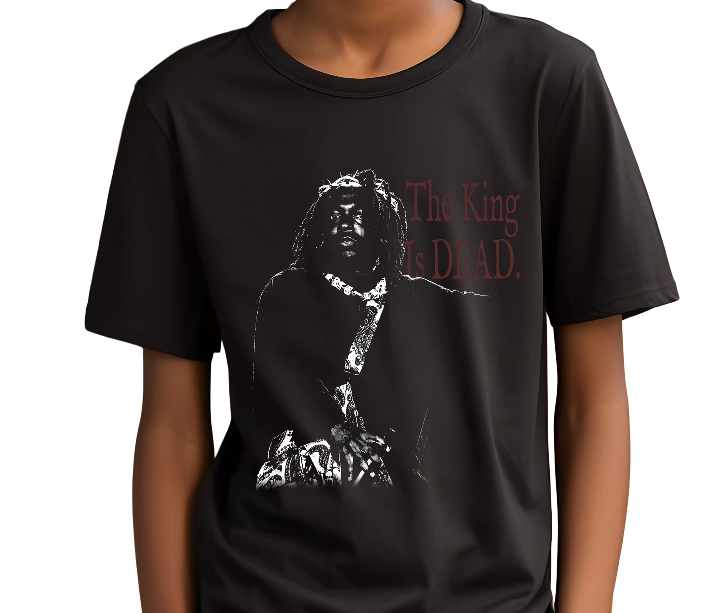 Kendrick Lamar The King is Dead Graphic Tee – Vintage Hip Hop Rap Shirt, Rare Streetwear T-Shirt for Rap Music Fans