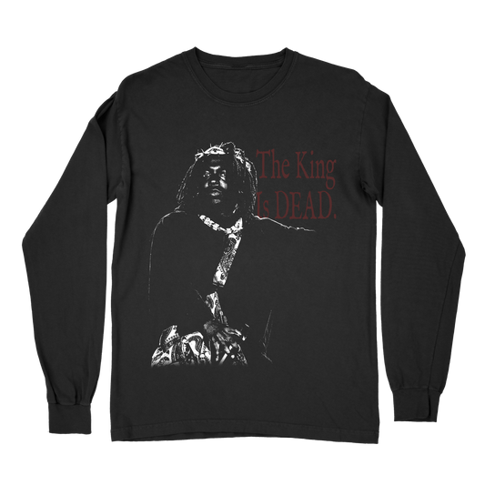 Kendrick Lamar The King is Dead Long Sleeve T-Shirt – Vintage Hip Hop Rap Shirt, Rare Streetwear Tee for Rap Music Fans