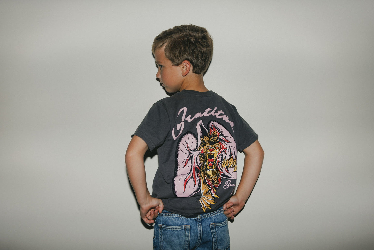 Gratitude Lion Tee (Kids) Style001