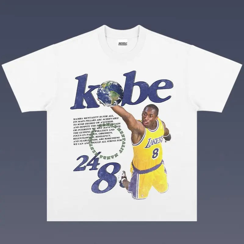 KOBE Tee | Vintage Tee Graphic T-Shirt Sweatshirt Hoodie | Sport Tee - Gift For Fan 4.99 | HypeCrazeTee.com