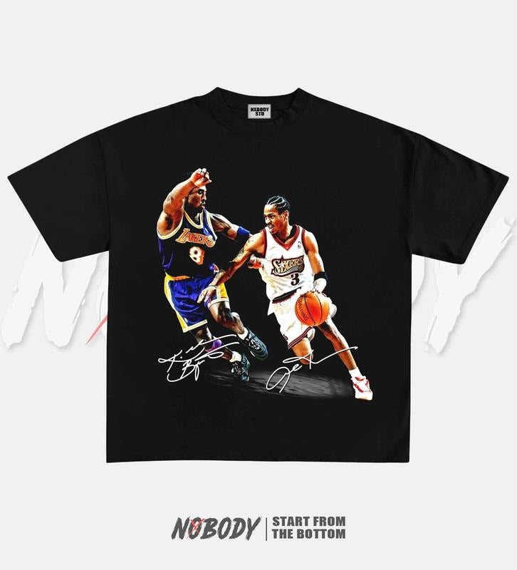 KOBE VS IVERSON GRAPHIC TEE | VINTAGE GRAPHIC T-SHIRT SWEATSHIRT HOODIE | SPORT TEE | GIFT FOR FAN 1.0 | HypeCrazeTee.com