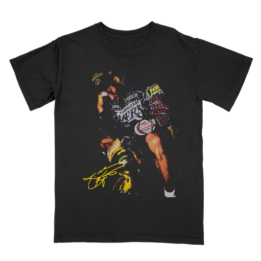 Kobe Bryant Black Mamba LA Lakers Back 2 Back Champs Graphic Tee – Retro Basketball T-Shirt