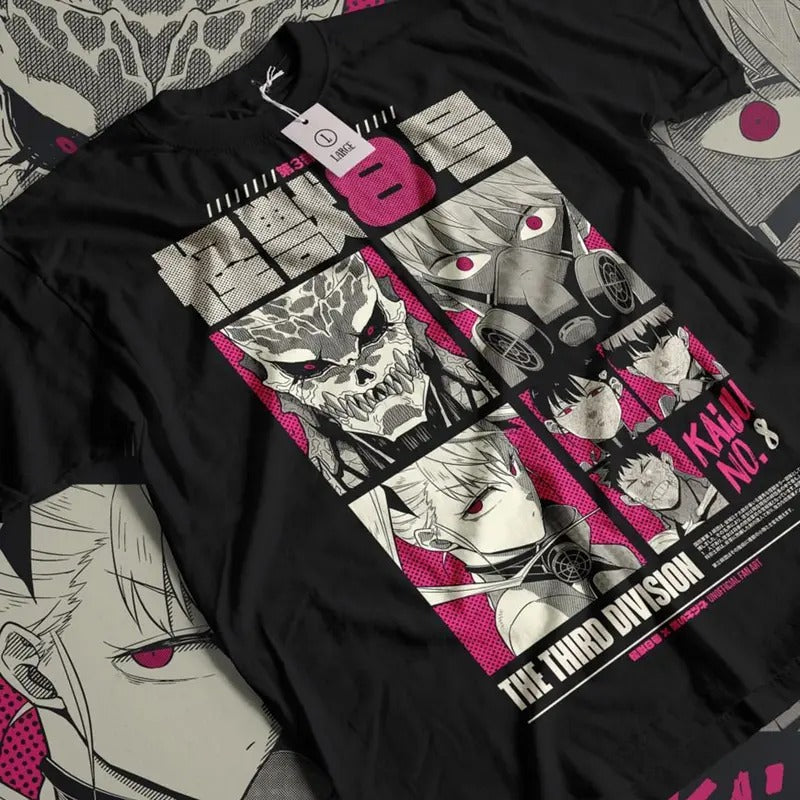 Kaiju No. 8 Kafka Hibino Kaiju Japanese Kaiju Shirt Unisex Tee, Anime Shirt, Manga Lover Shirt, Anime Graphic Tee Cotton...