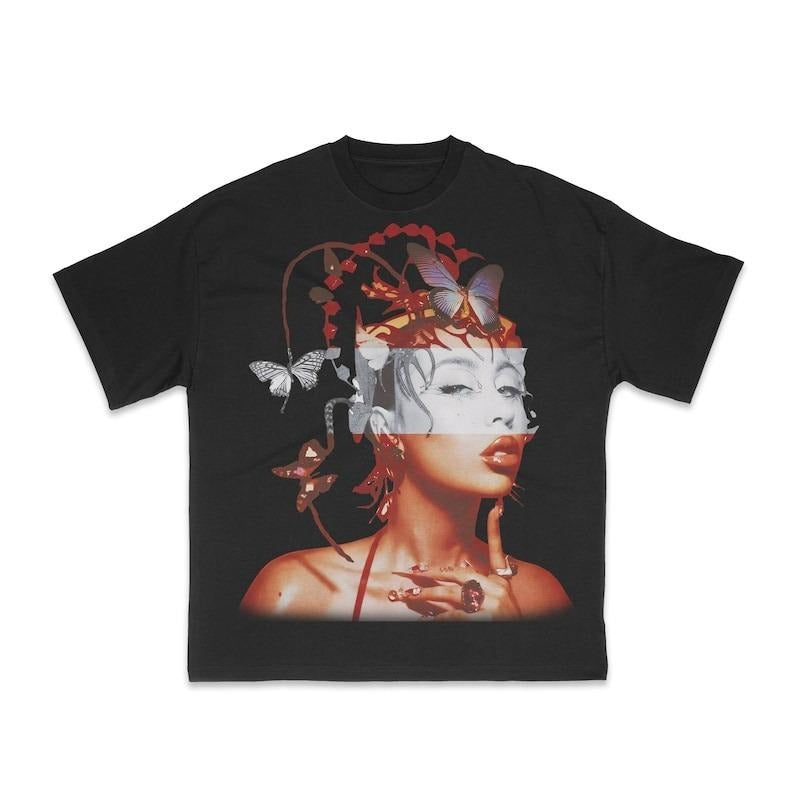 Kali Uchis Shirt, Red Moon in Venus Shirt, R&B Shirt, Latin Music, Y2K Style Hoodie, Sweatshirt | HypeCrazeTee.com
