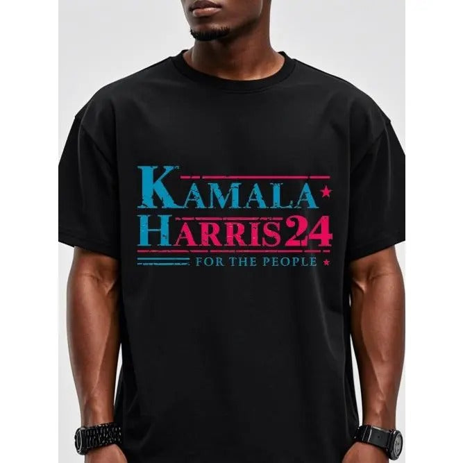 Kamala HARRIS FOR THE PEOPLE KAMALA HARRIS Soft T-Shirts For Men Crew Neck Casual T-Shirt Mens Cotton T-Shirts For Men...