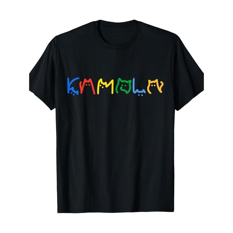 Kamala Harris Cat Lettering Positive Funny T-shirt, 180g Hoodie, Sweatshirt | HypeCrazeTee.com