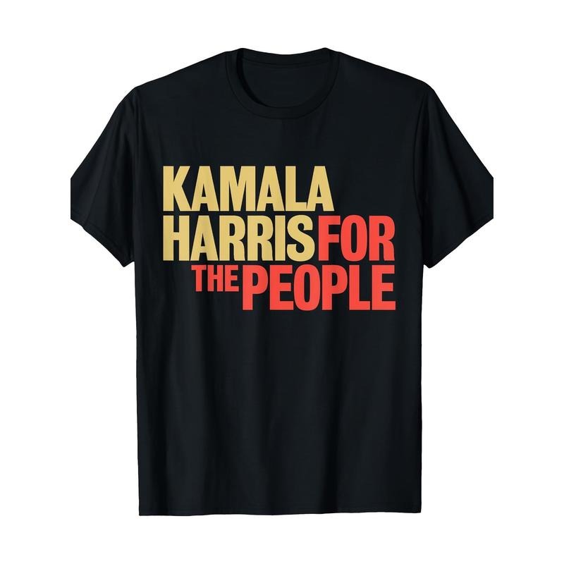 Kamala Harris For The People President 2024 T-Shirt Made in USA Hoodie, Sweatshirt | HypeCrazeTee.com
