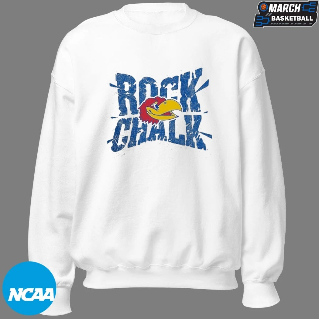 Kansas Jayhawks Rock Chalk T-Shirts