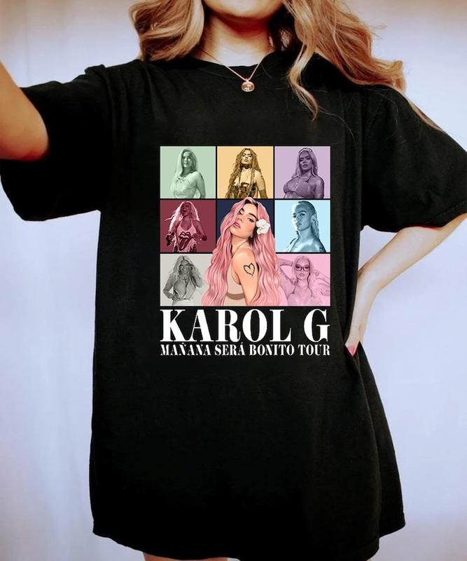 Karol G Shirt, Manana Sera Bonito Shirt, Karol G The Eras Tour Shirt, Karol G Tour Date Shirt, Music Tour Shirt Trending...