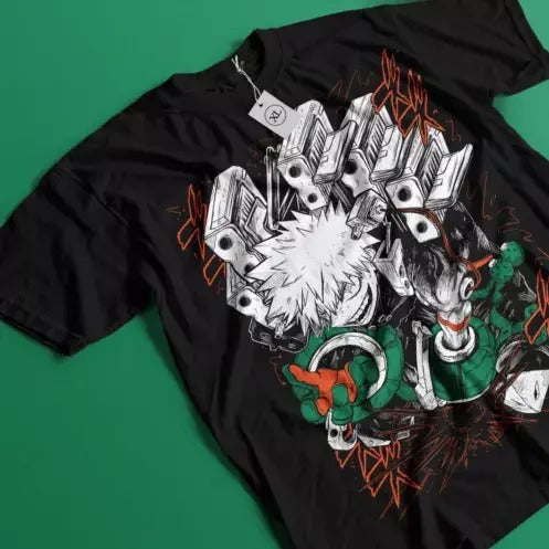 Katsuki Bakugo T-Shirt Manga My Hero Academia Anime Gift Tshirt Tee All Size Hoodie, Sweatshirt | HypeCrazeTee.com