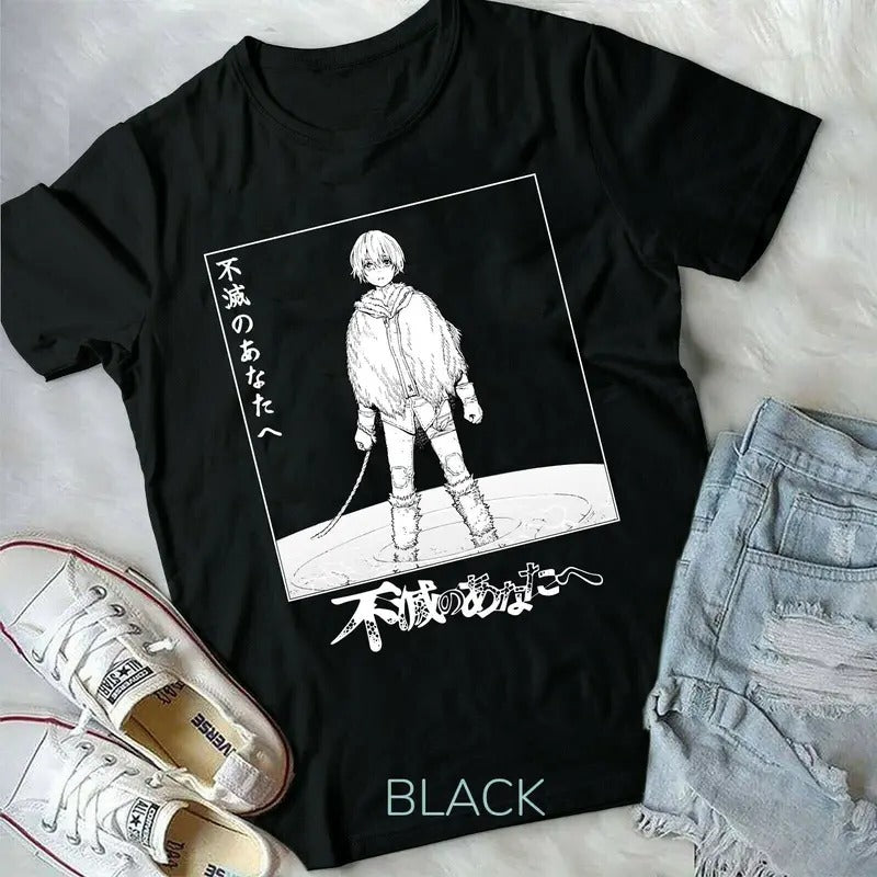 Kawaii Fushi Joan To Your Eternity Manga Anime T shirt Black new Unisex T-Shirt S-4XL Hoodie, Sweatshirt | HypeCrazeTee.com