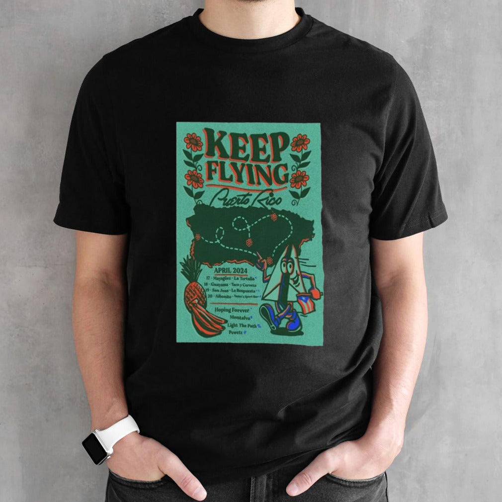 Keep Flying April Tour 2024 T-shirts