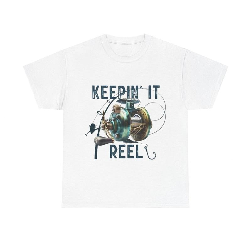 "Keepin' It Reel" Fishing Unisex Shirt Hoodie, Sweatshirt | HypeCrazeTee.com