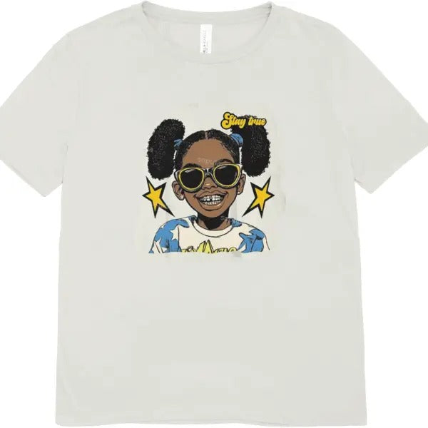 Keeping It Real Street Negro Cartoon Girl Graphic Cropped T-shirt Hoodie, Sweatshirt | HypeCrazeTee.com