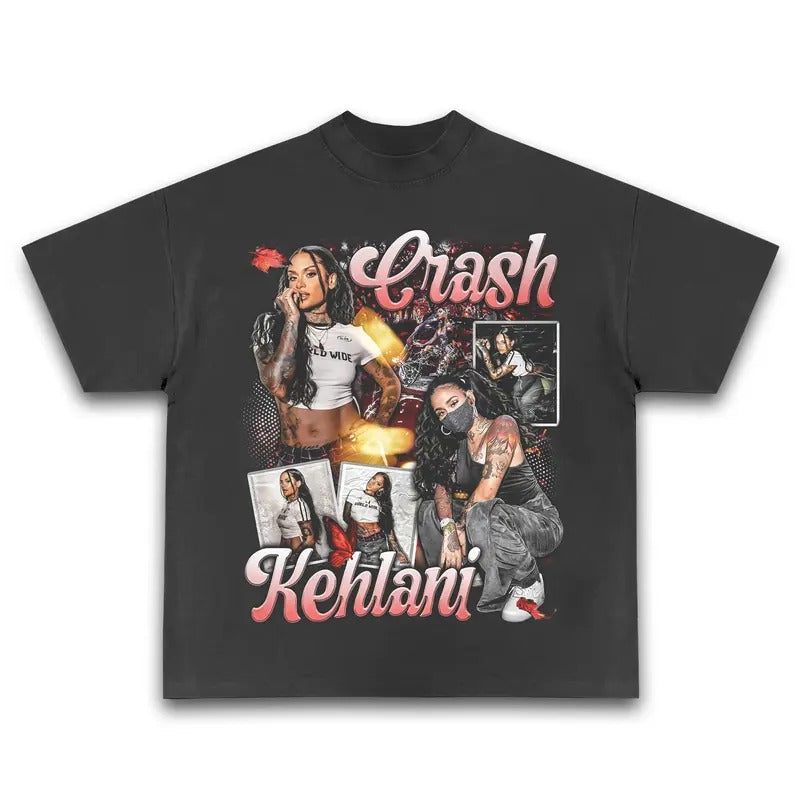 Keh.lani T-Shirt 90s Vintage Graphic Tee Rap Hip Hop Y2k Concert Merch Men Women Streetwear Hoodie, Sweatshirt