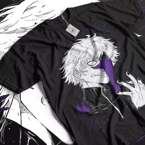 Ken Kaneki T-Shirt Tokyo GhoulManga Strip Horror Anime Black Shirt Tee All Size Hoodie, Sweatshirt | HypeCrazeTee.com