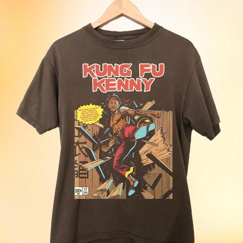 Kendrick Lamar Shirt, Kung Fu Kenny T-Shirt, Kendrick Lamar Merch, 90's T-Shirt, Hip Hop Shirt, Rap Shirt, Gift Fan...