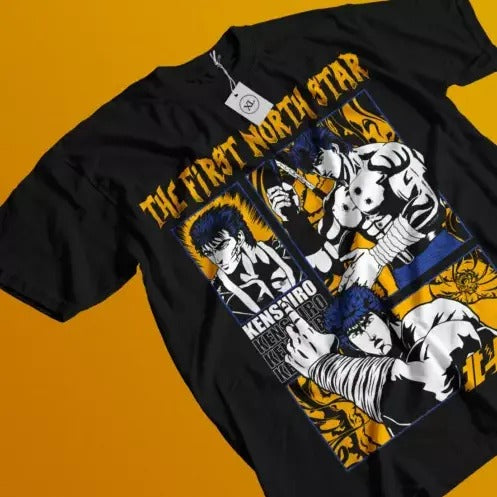 Kenshiro T-Shirt Hokuto No KenFist of the North Star Anime Shirt Tee All Size Hoodie, Sweatshirt | HypeCrazeTee.com