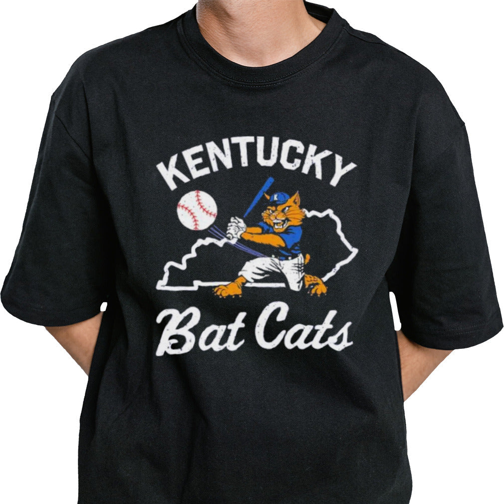 Kentucky Bat Cats Baseball Shirt