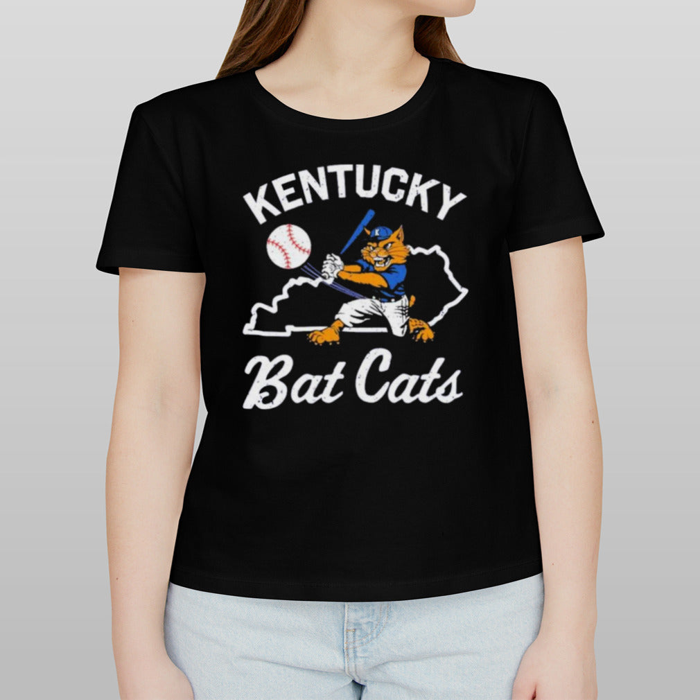 Kentucky Bat Cats Baseball Shirt