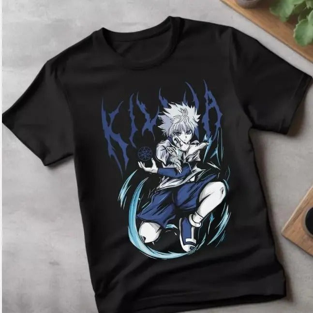 Killua Shirt Hunter X Hunter Tshirt HXH T-Shirt Gon Anime Hisoka Meruem Hisoka Menswear Top Sweatshirt, Hoodie, Comfort...