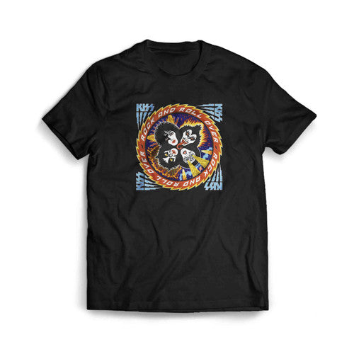 Kiss Rock and Roll Over Graphic Men's T-Shirt Tee
