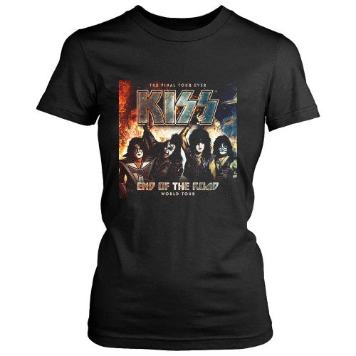 Kiss The Final Tour Ever End Of The Road World Tour Women's T-Shirt Tee