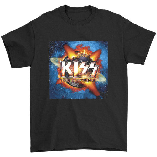 Kiss Tour Concert The Hottest Show On Earth Man's T-Shirt Tee