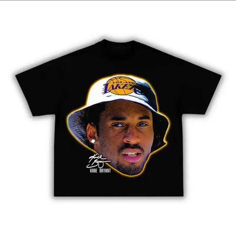 Kob4 Legend Big Face Tee, The Black Mamba Graphic Shirt Hoodie, Sweatshirt | HypeCrazeTee.com