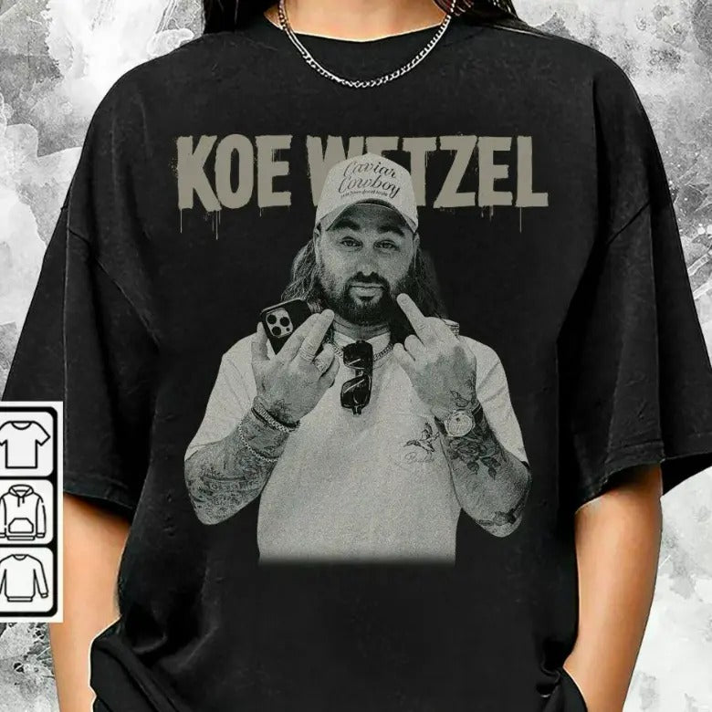Koe Shirt, Wetzel Vintage Music Shirt Cotton Fabric Top Hoodie, Sweatshirt | HypeCrazeTee.com