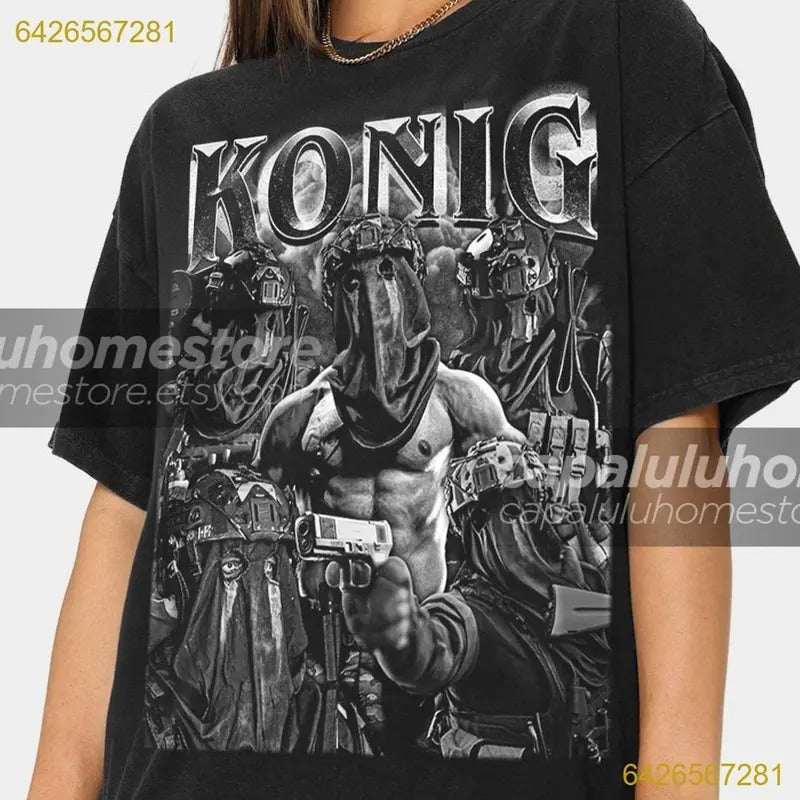 Konig COD 90s Vintage T-Shirt Stylish Gift for Gamers & Video Game Fans Tshirt, Sweatshirt, Hoodie | HypeCrazeTee.com