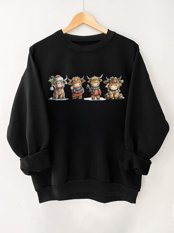 Kpop Demon Hunter Crew Neck Sweatshirt, Jinu Cartoon Style Hoodie, Korean Fashion Gift, Saja Girl Group Fan Apparel,...