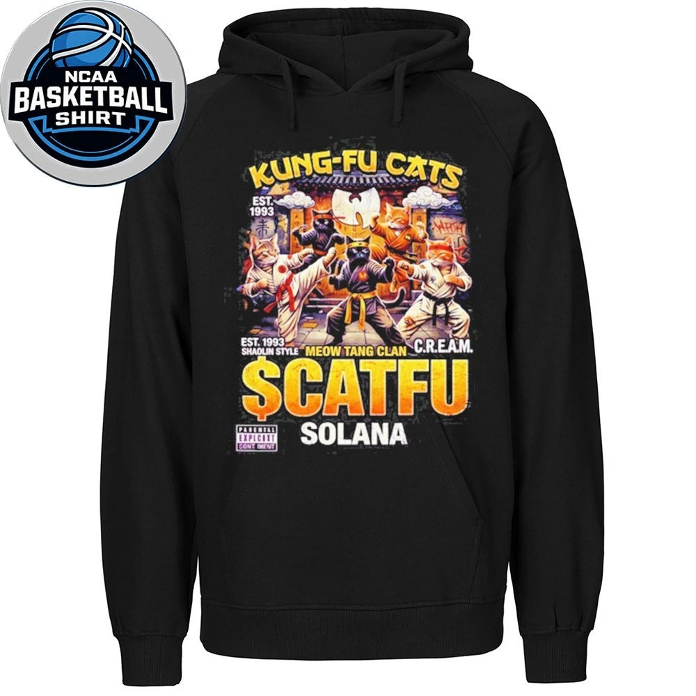 Kung-Fu Cats Meow Tang Clan $CATFU Solana Shirt