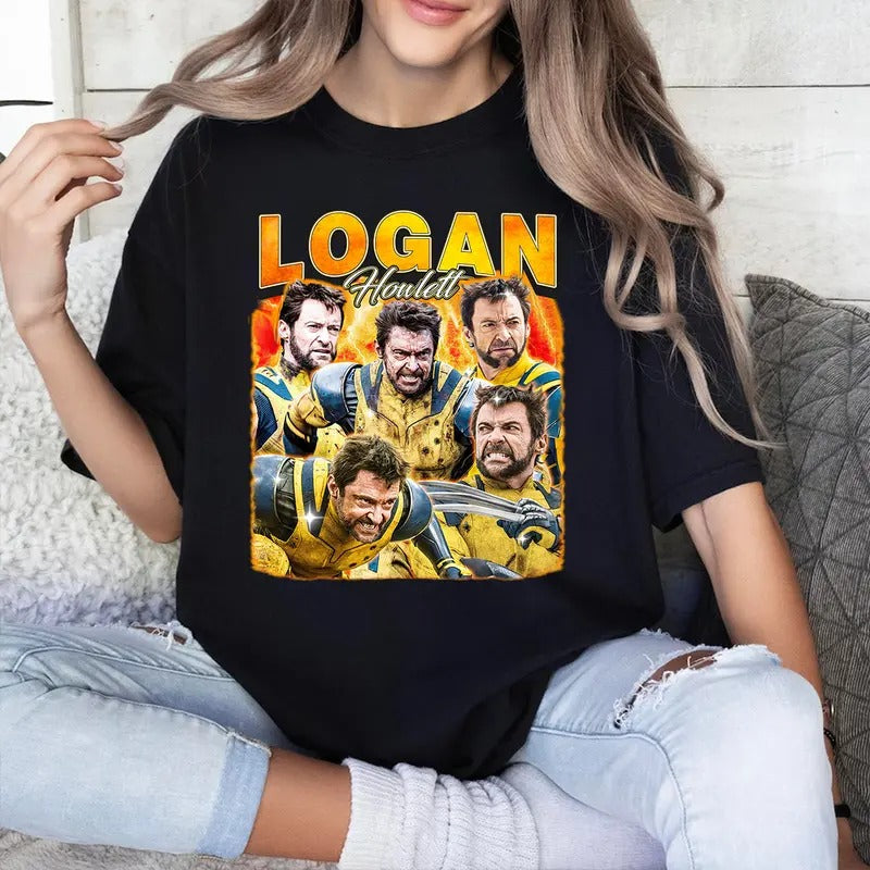 L0gan Howlett Shirt Hugh Jackman Woman Man T-Shirts, Hoodie, Sweatshirt