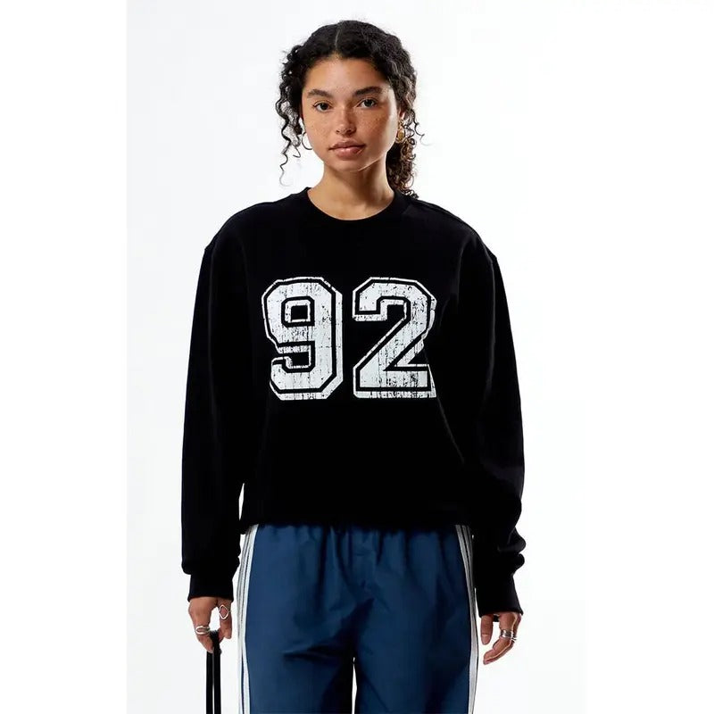 PS / LA Women's 92 Crew Neck Sweatshirt T-Shirts, Hoodie | HypeCrazeTee.com