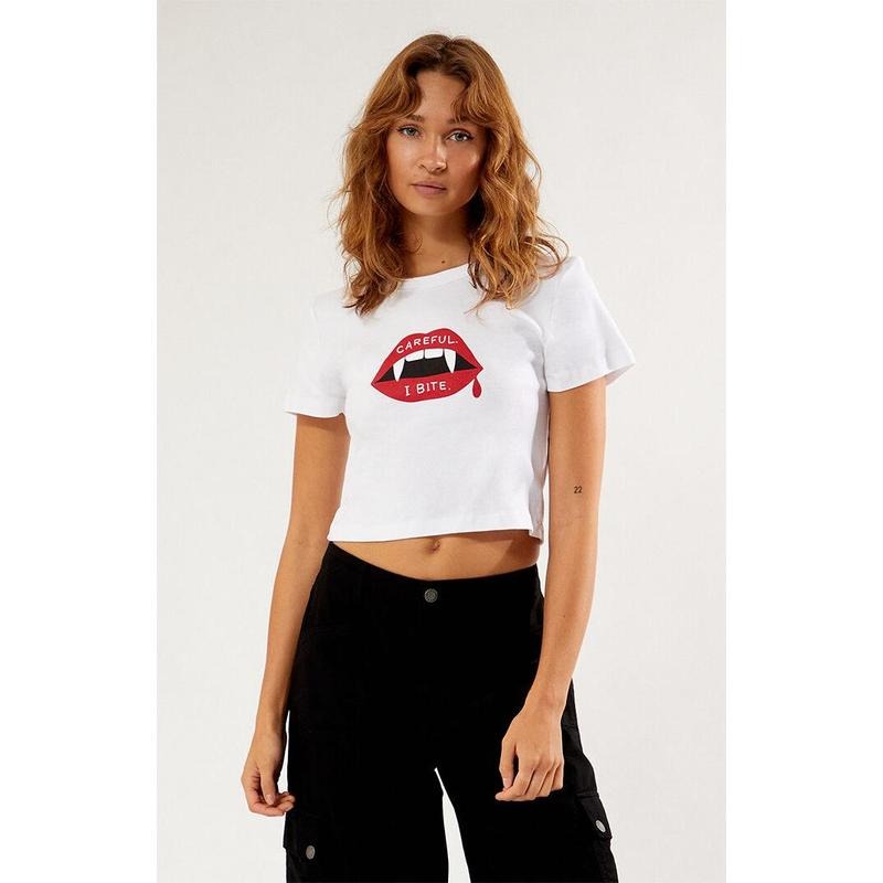 PS / LA Women's Careful I Bite Baby T-Shirt Hoodie, Sweatshirt | HypeCrazeTee.com