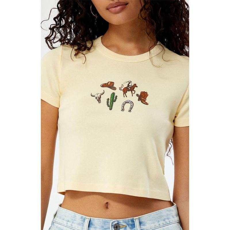 PS / LA Women's Cowboy Symbols Baby T-Shirt Hoodie, Sweatshirt | HypeCrazeTee.com