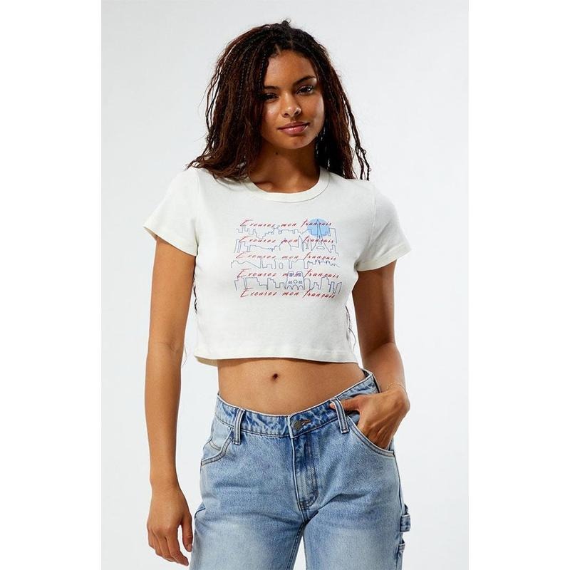 PS / LA Women's Paris Skylines Baby T-Shirt Hoodie, Sweatshirt | HypeCrazeTee.com